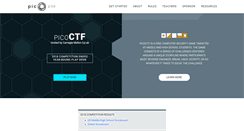 Desktop Screenshot of picoctf.com